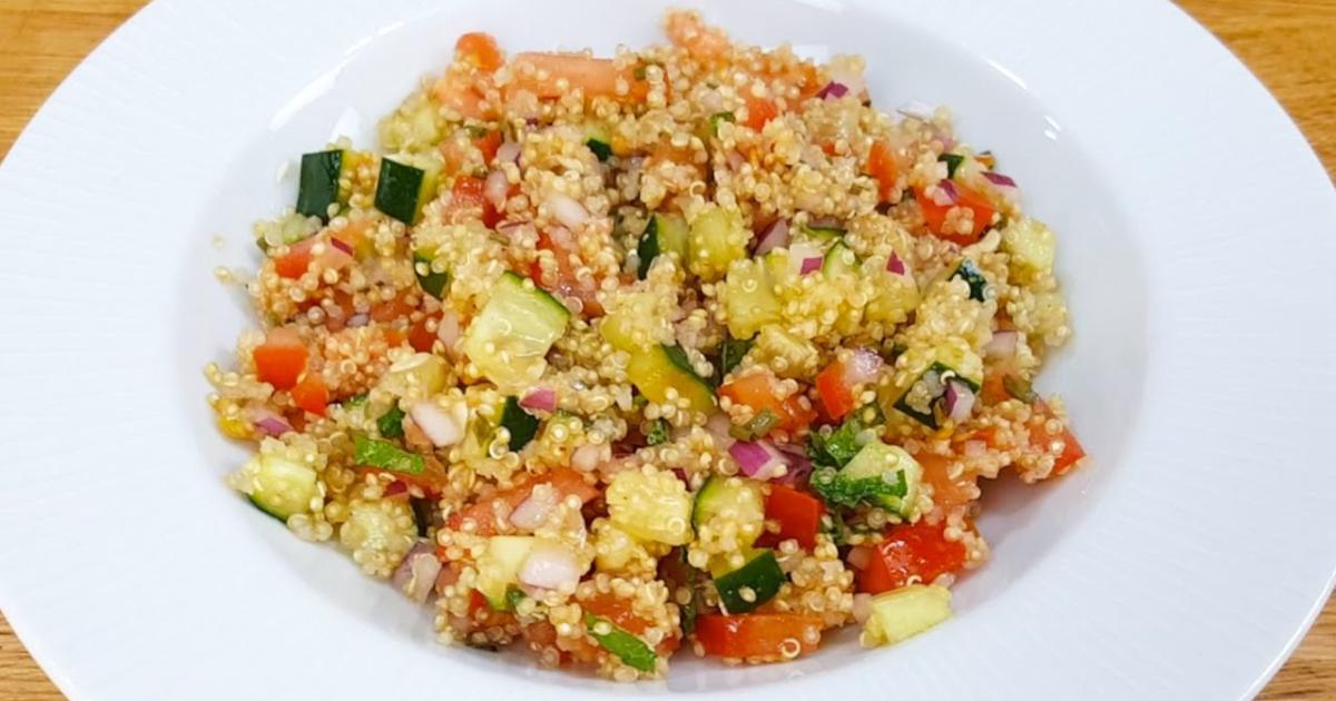 Jantar Leve e Gostoso Salada de Quinoa Incrível que Emagrece e Satisfaz!