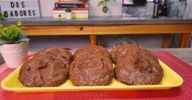 Receita Fácil de Biscoito Brownie Crocante por Fora e Macio por Dentro
