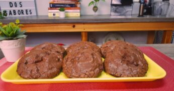 Receita Fácil de Biscoito Brownie Crocante por Fora e Macio por Dentro