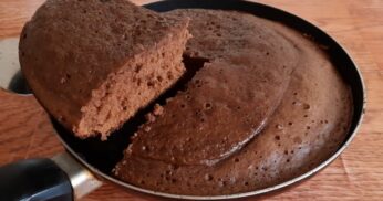 Bolo de Chocolate Fácil na Frigideira