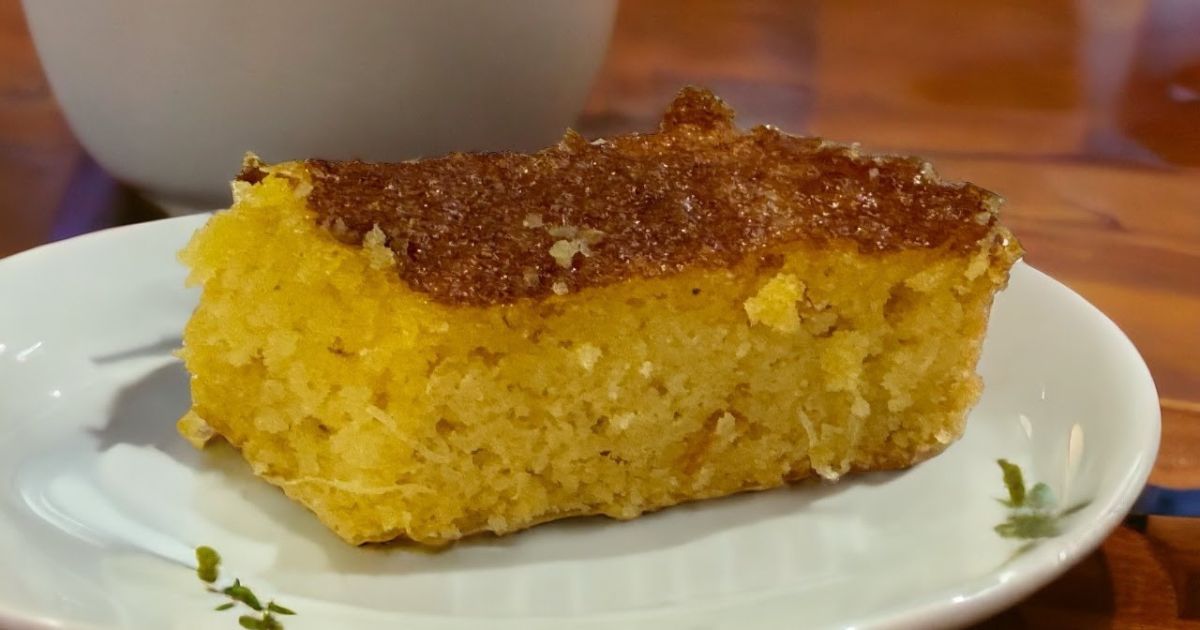 Bolo de Milho Flocão Fácil e Rápido Perfeito para o Café da Tarde