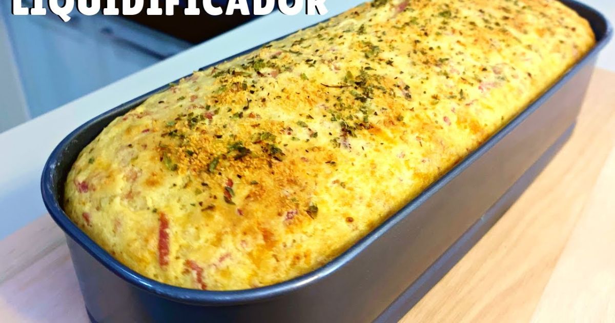 Pão Recheado de Liquidificador Fácil