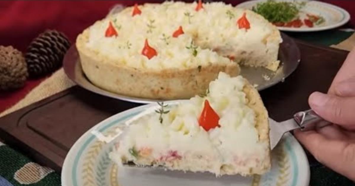 Torta Fria de Bacalhau Inove no Natal com Esta Receita Refrescante e Saborosa!