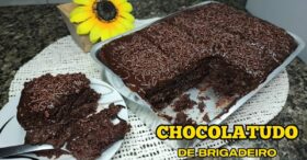 Bolo de Chocolate com Brigadeiro