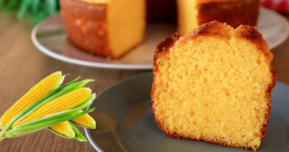 Bolo de Milho Fofinho e Delicioso