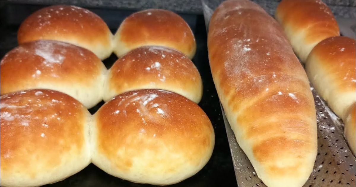 Pão Doce Caseiro com Massa Simples Receita Fácil e Deliciosa