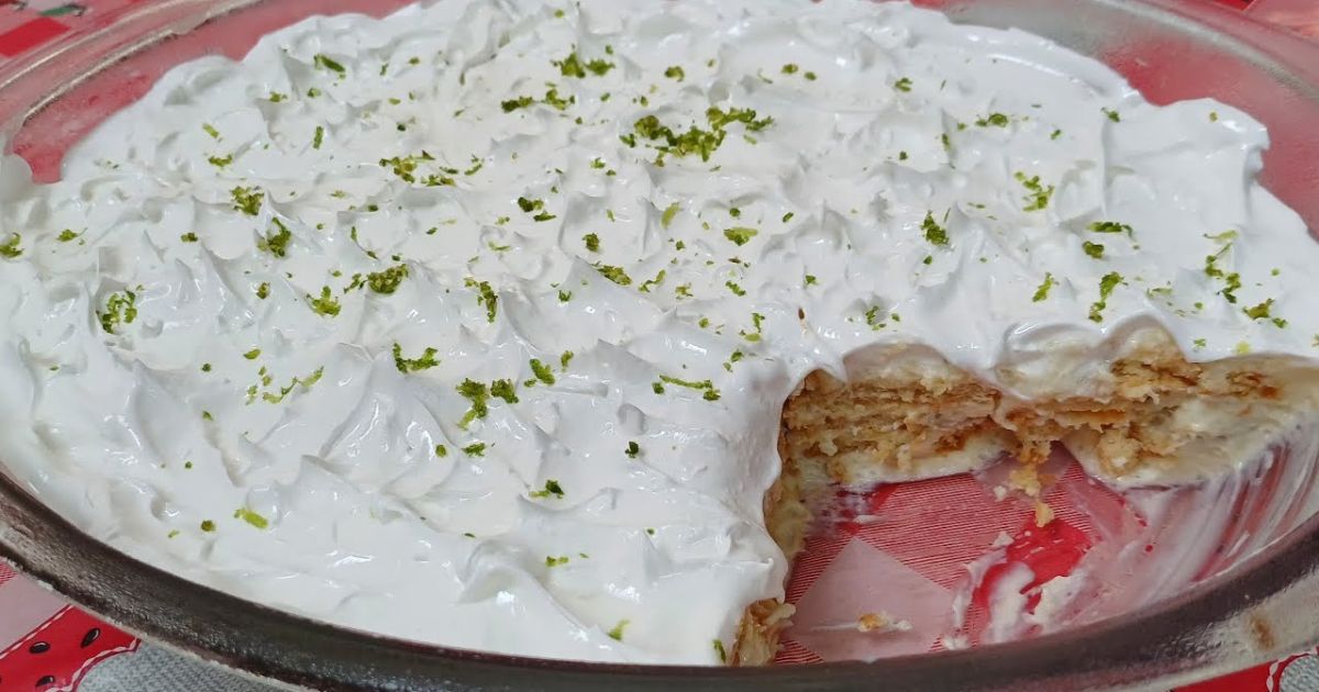 Pavê de Limão com Cobertura de Merengue Suíço